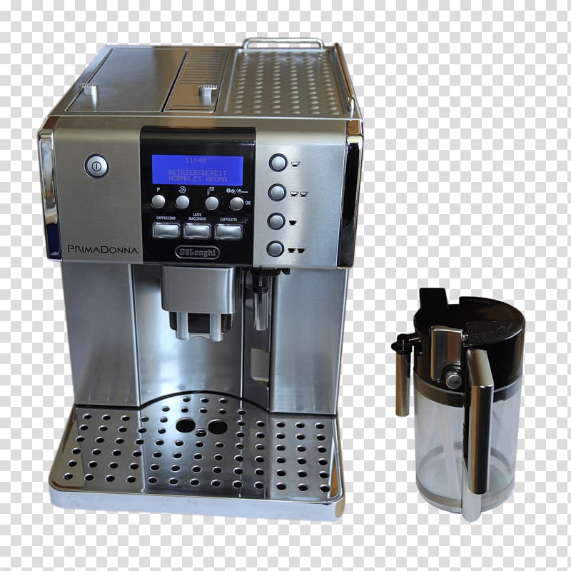 Kaffeautomat Coffeemaker Espresso Machines De'Longhi, Coffee transparent background PNG clipart