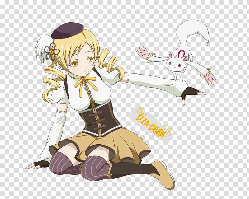 Mami Tomoe Homura Akemi Sayaka Miki Anime Magical girl, Mami transparent background PNG clipart