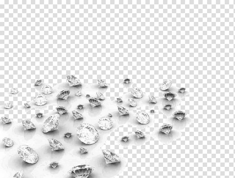 clear gemstones, Diamond White Gemstone Jewellery, Broken diamond kind black poster decoration transparent background PNG clipart