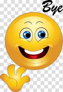Smiley Emoticon , bye transparent background PNG clipart