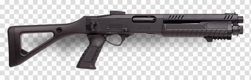 Fabarm SDASS Tactical Heckler & Koch FABARM FP6 Combat shotgun Pump action Firearm, weapon transparent background PNG clipart