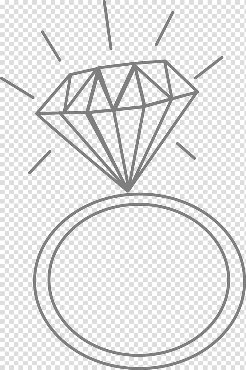 Engagement ring Wedding ring , Wedding Drawn transparent background PNG clipart