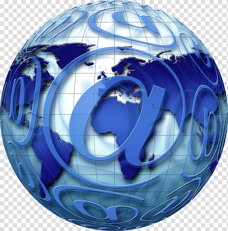Internet Email Online and offline Online service provider, globe transparent background PNG clipart