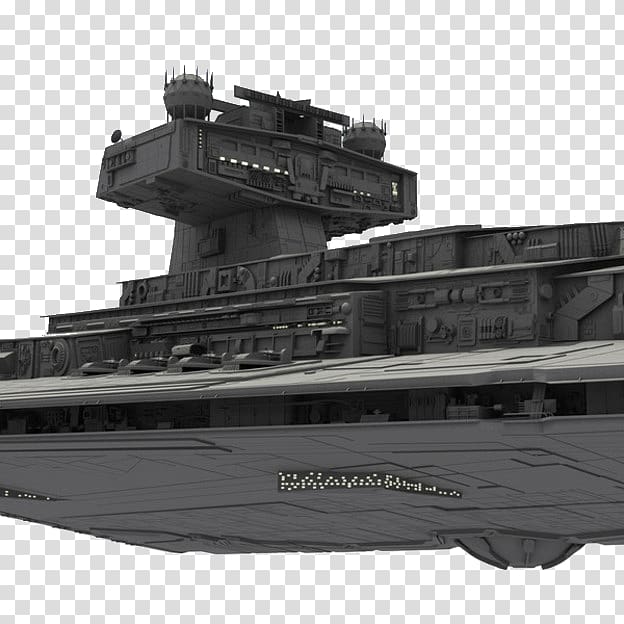 Battlecruiser Dreadnought Heavy cruiser Submarine chaser Naval architecture, Star Destroyer transparent background PNG clipart