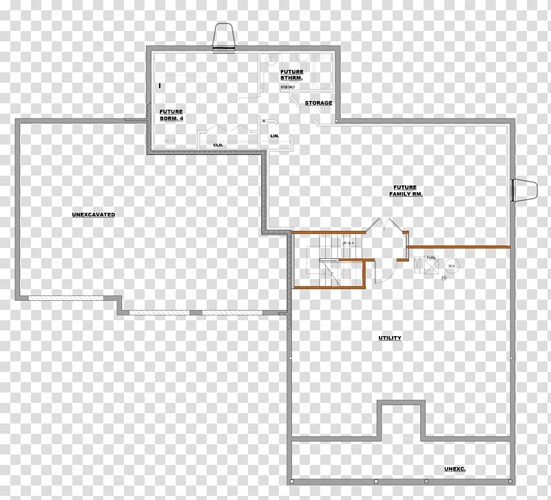 Floor plan House, Modern House sckech transparent background PNG clipart