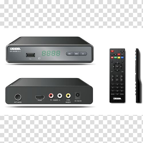 HDMI DVB-T2 Set-top box Digital television Digital Video Broadcasting, others transparent background PNG clipart