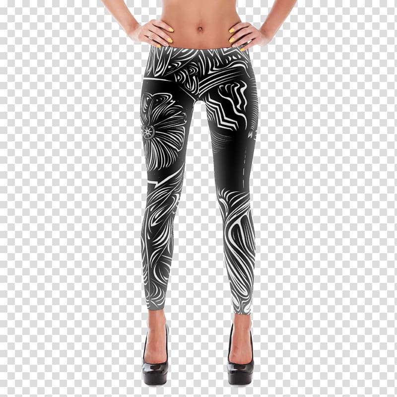 Hoodie T-shirt Yoga pants Leggings Clothing, leggings mock up transparent background PNG clipart