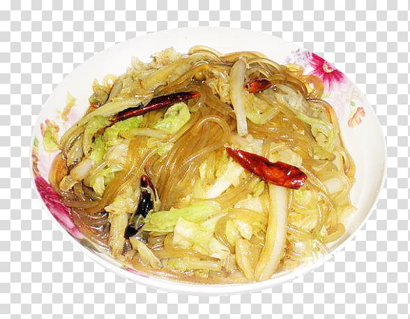 Thai cuisine Chinese cuisine Fried sweet potato Stir frying, Cabbage fried sweet potato flour transparent background PNG clipart