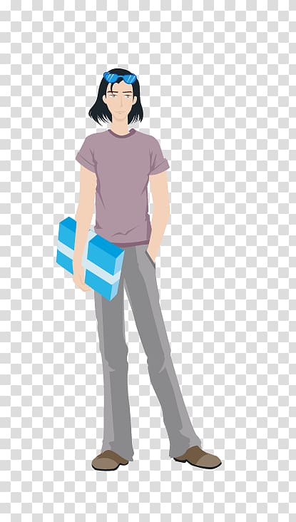 Cartoon Animation Man Illustration, Man transparent background PNG clipart