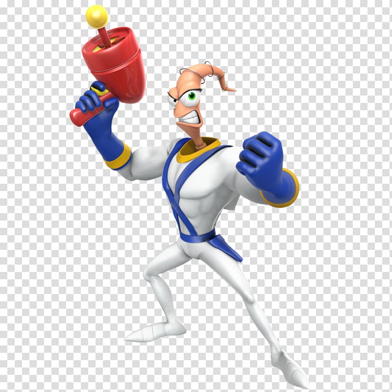 Earthworm Jim HD Earthworm Jim 3D Super Smash Bros. for Nintendo 3DS and Wii U Video game, sundae transparent background PNG clipart
