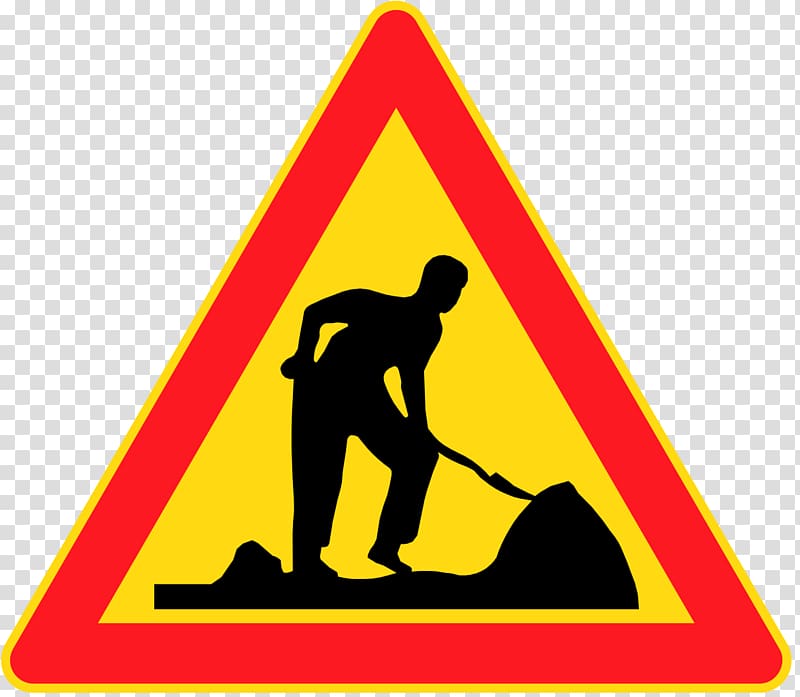 Elpac Oy Traffic sign Roadworks Intersection, road transparent background PNG clipart