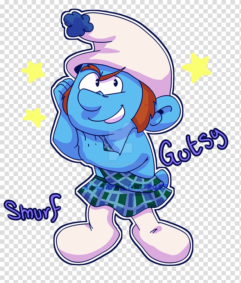 Gutsy Smurf Brainy Smurf Vexy Clumsy Smurf Art, smurfs transparent background PNG clipart