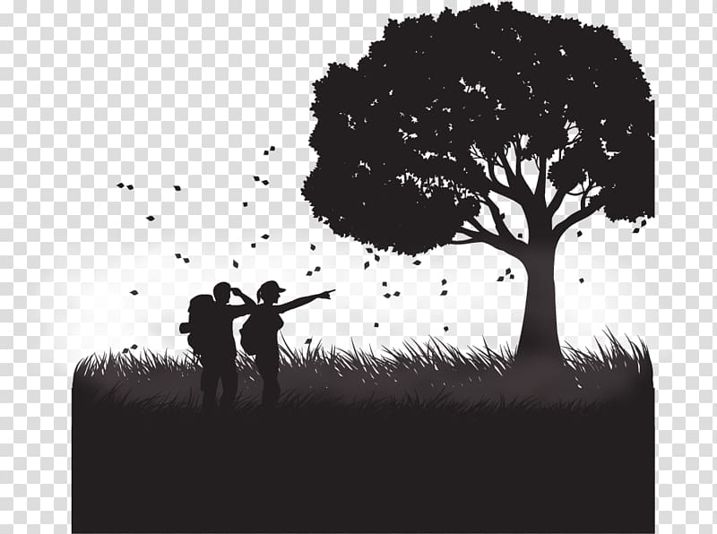 Adventure, Outdoor Adventure silhouette figures transparent background PNG clipart