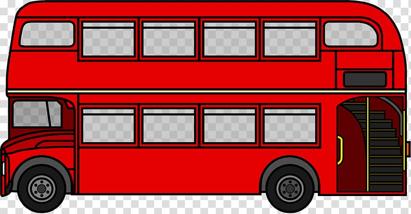 red double-deck bus illustration, London Bus AEC Routemaster Greyhound Lines , bus transparent background PNG clipart