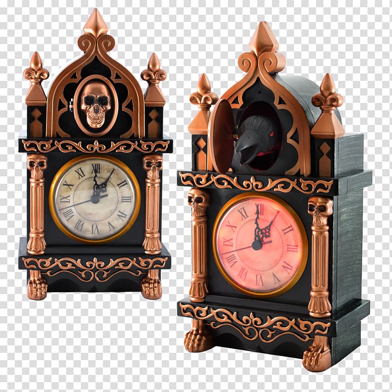 Clock Halloween Interior Design Services Antique, clock transparent background PNG clipart