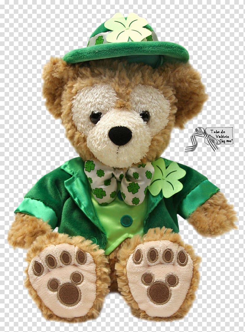 Duffy the Disney Bear Saint Patrick's Day Celebrate St. Patrick's Day Happy St. Patrick's Day, bear transparent background PNG clipart