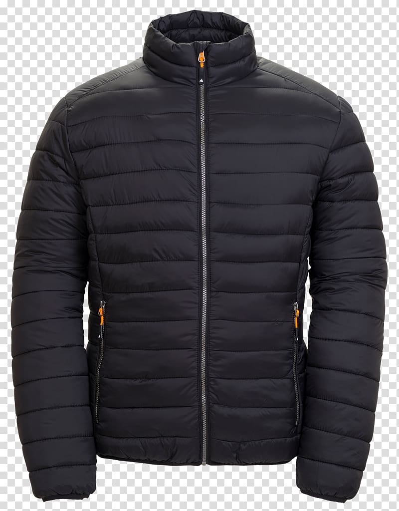 Leather jacket Moncler Coat Flight jacket, black jacket transparent background PNG clipart