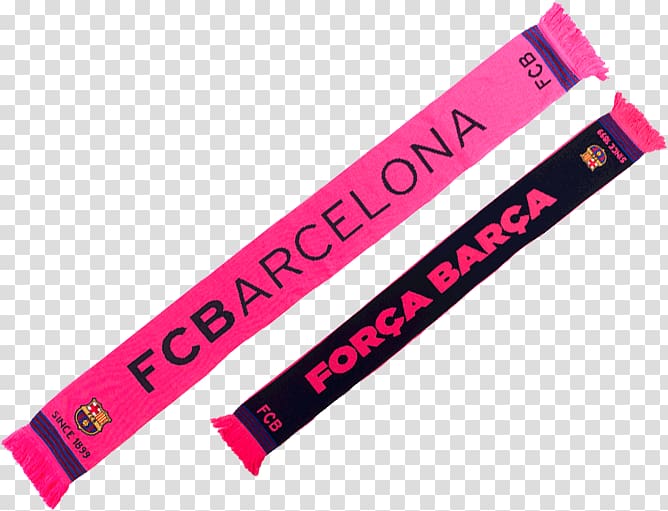 FC Barcelona Product Scarf Pink M Font, fc barcelona transparent background PNG clipart