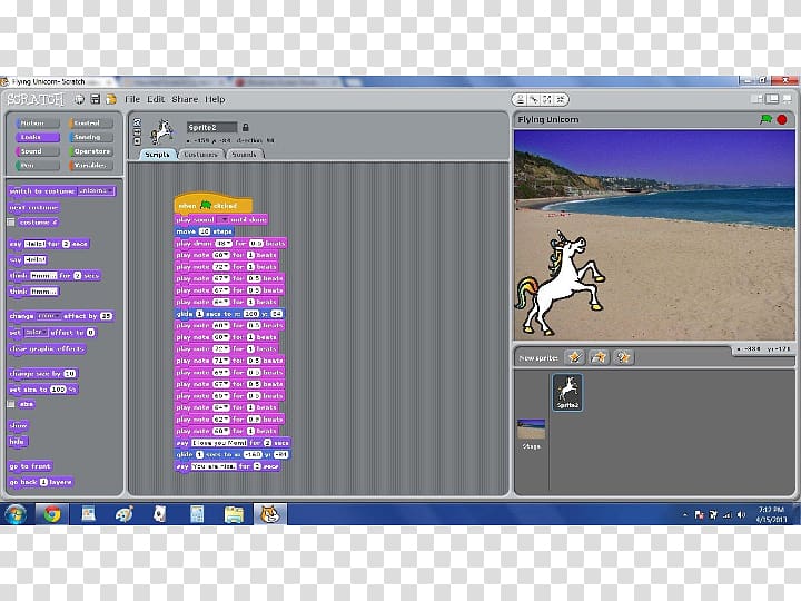 Scratch Computer programming Visual programming language, Computer transparent background PNG clipart