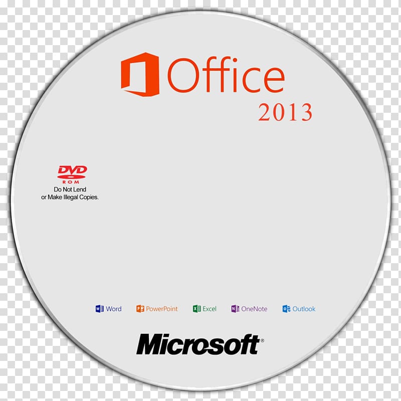 Microsoft Office 2013 Microsoft Office 2010 Microsoft Office 2007, Cd Covers transparent background PNG clipart