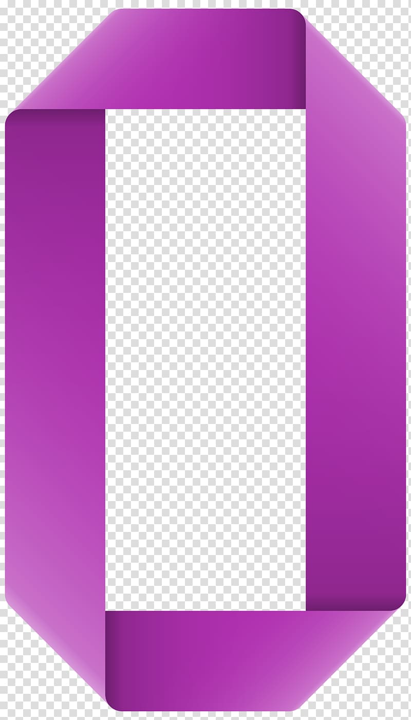 purple letter O logo illustration, 0 Ribbon , Ribbon Number Zero transparent background PNG clipart