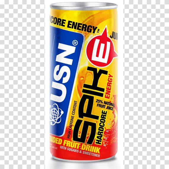 Energy drink Aluminum can Tin can USN Spike Energy Juice USN Spike 250ml x 24, drinks discount transparent background PNG clipart
