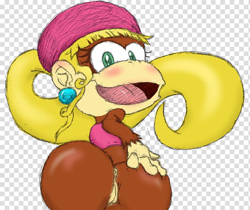Donkey Kong Country 3: Dixie Kong's Double Trouble! Tiny Kong Mario, donkey kong transparent background PNG clipart