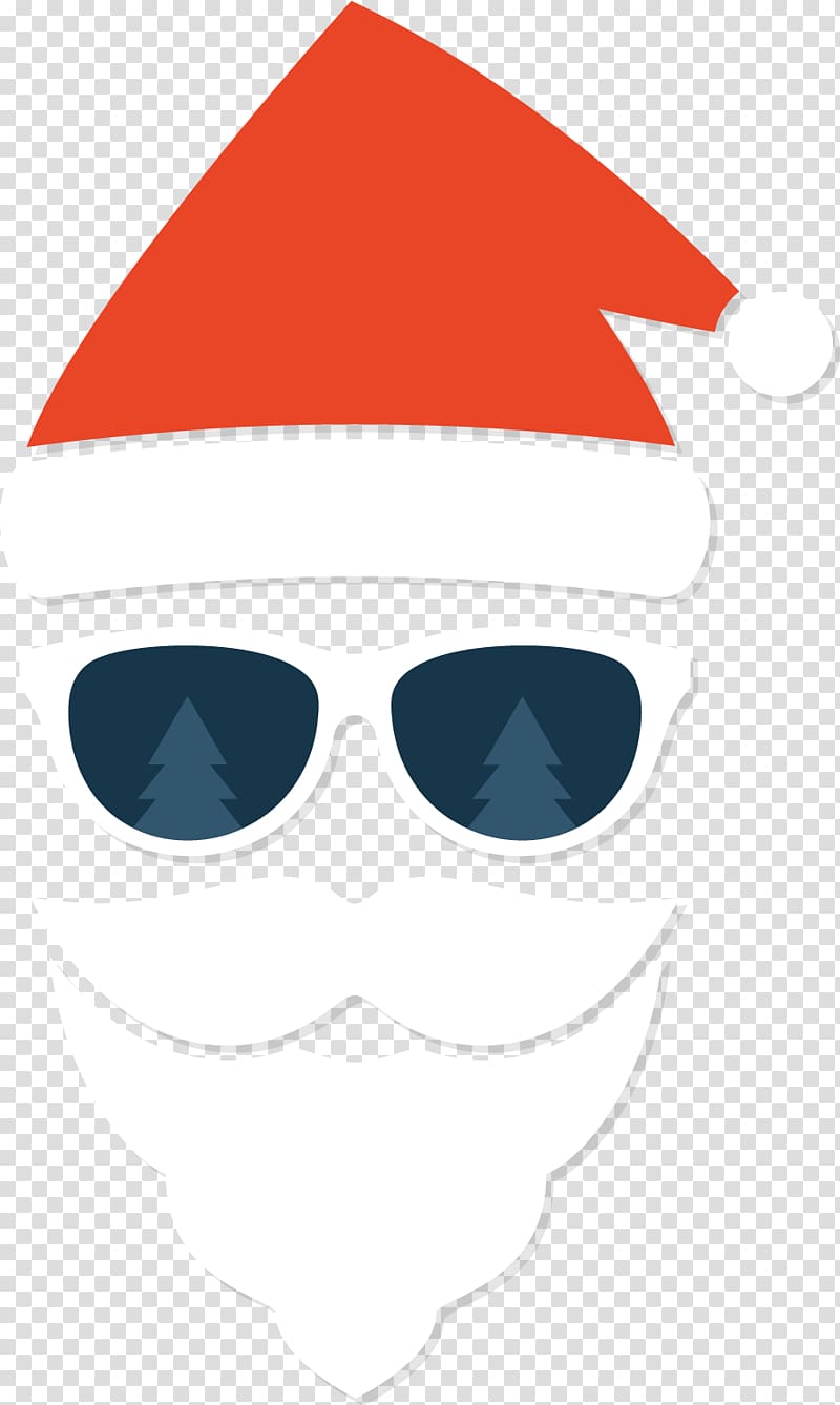 Santa Claus , creative design Christmas elderly avatar transparent background PNG clipart