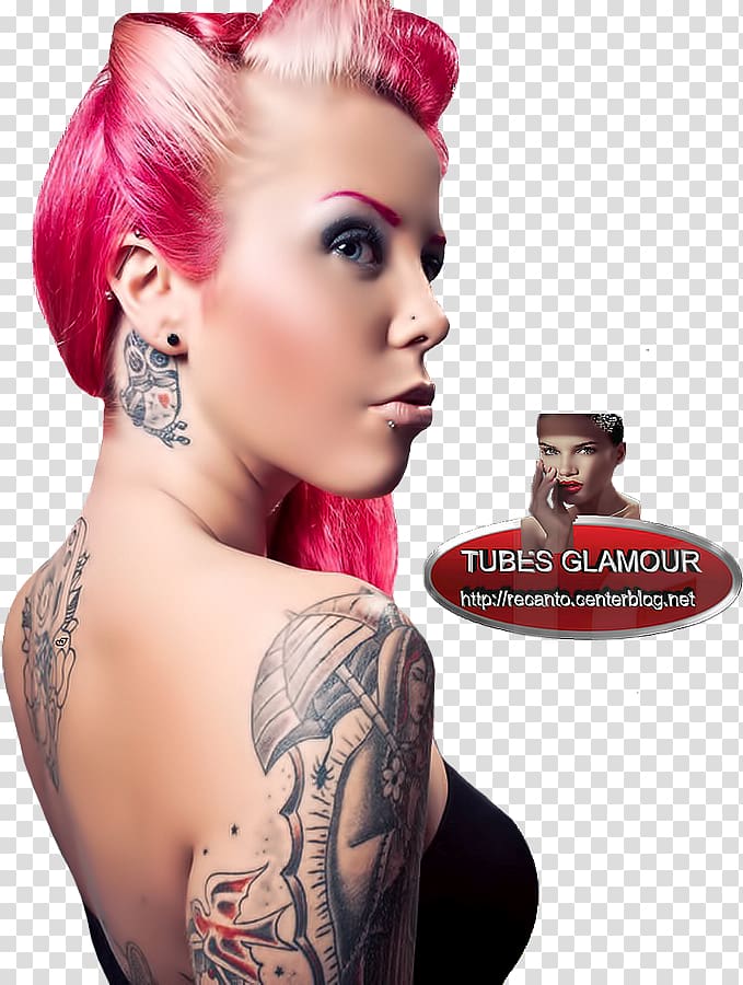 Hair tattoo Hairstyle Woman, tatouage transparent background PNG clipart