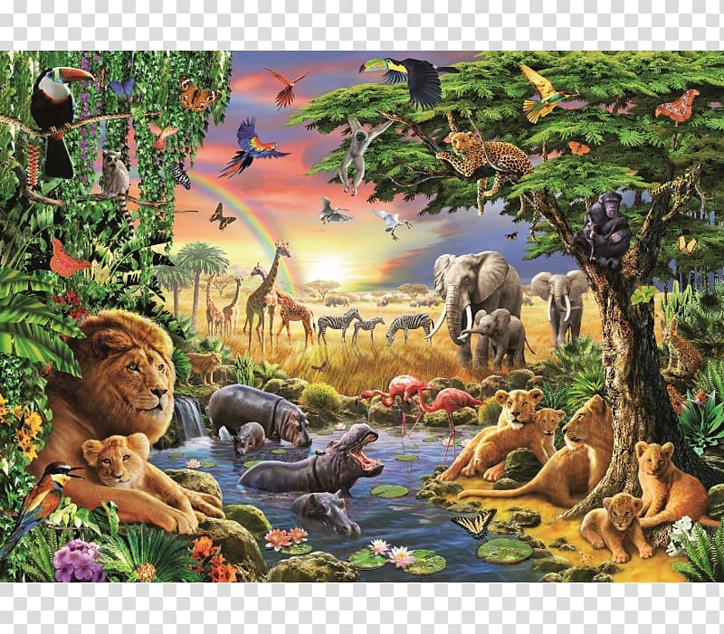 Jigsaw Puzzles Ravensburger Jungle World Puzzle Championship, jungle transparent background PNG clipart