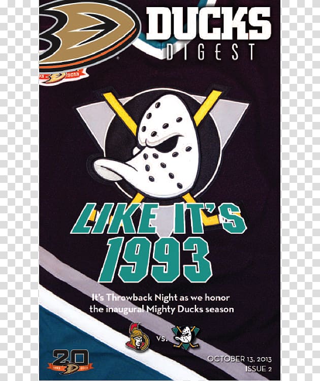 Anaheim Ducks National Hockey League Charlie Conway The Mighty Ducks Hockey jersey, Mighty Ducks transparent background PNG clipart