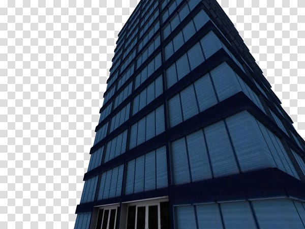 Commercial building Property Headquarters Daylighting Facade, Skyscraper 3d Model transparent background PNG clipart