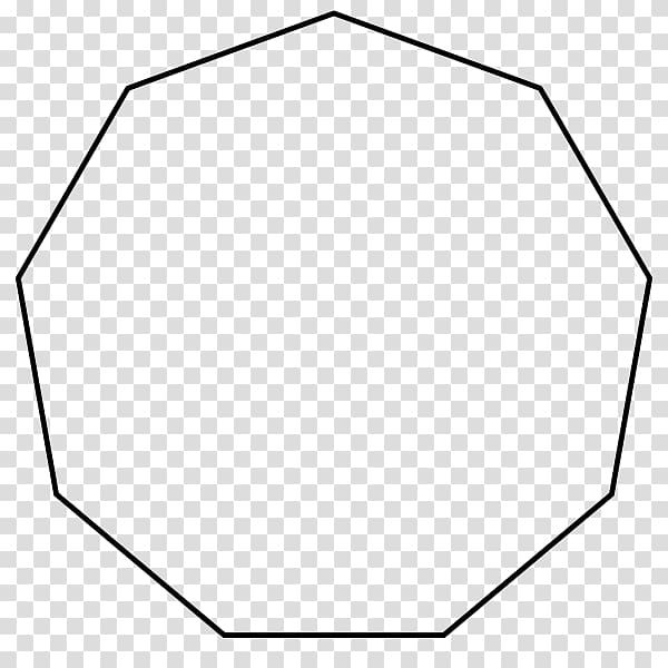 Nonagon Regular polygon Hendecagon Dziewięciokąt foremny, Angle transparent background PNG clipart
