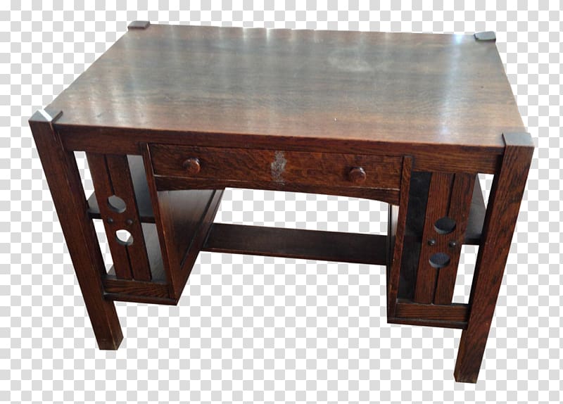 Table Desk Antique Library Mission style furniture, table transparent background PNG clipart