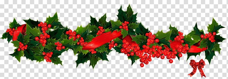 Christmas Icon, Garland transparent background PNG clipart