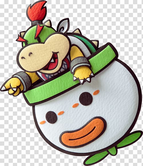 Bowser Paper Mario: Sticker Star Luigi, bowser transparent background PNG clipart