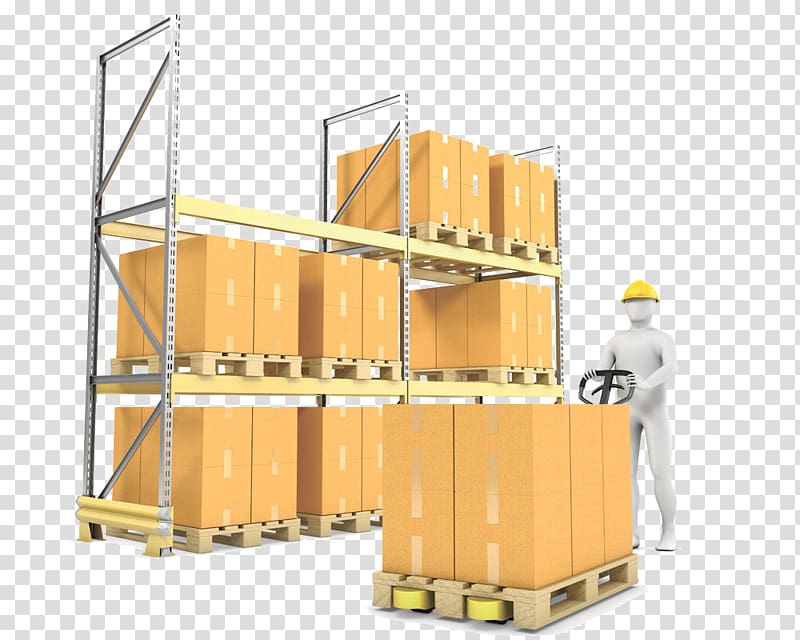 boxes on muscle rack, 3D computer graphics Cargo Box, Pushing 3d villain goods [high transparent background PNG clipart