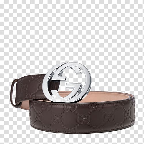 Belt buckle Gucci Leather, GUCCI men\'s leather belt transparent background PNG clipart