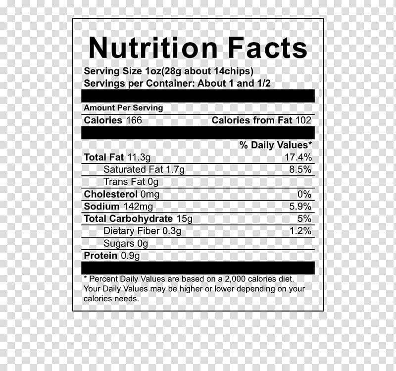 Nutrition facts label Calorie Serving size Broth, pink Salt transparent background PNG clipart