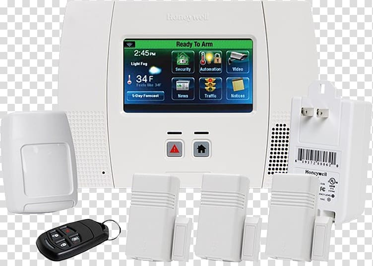 Security Alarms & Systems Home security Alarm device Fire alarm system, alarm system transparent background PNG clipart