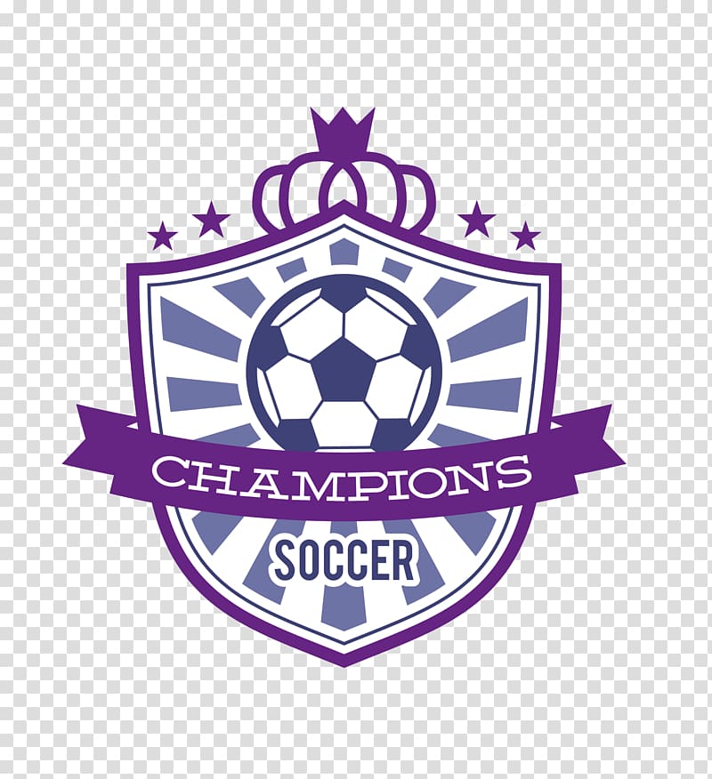 Champions Soccer logo, Football Logo, Blue Soccer logo transparent background PNG clipart