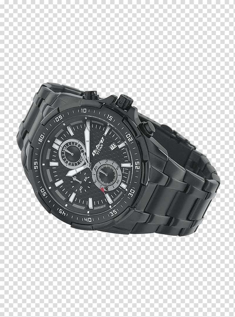 Watch Black Titan Company Tachymeter Chronograph, watch transparent background PNG clipart