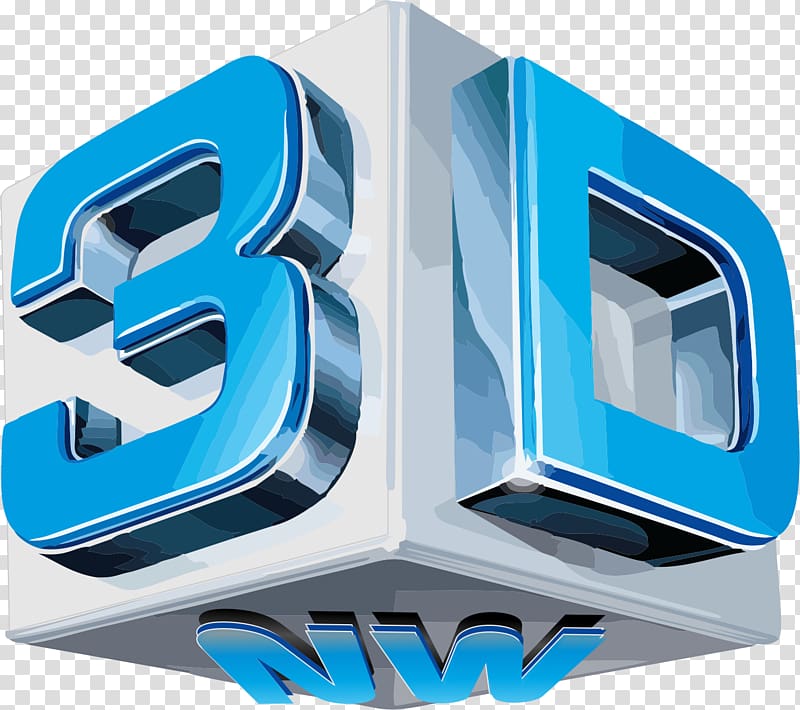 3D computer graphics 3D modeling 3D printing Logo, three-dimensional finance transparent background PNG clipart