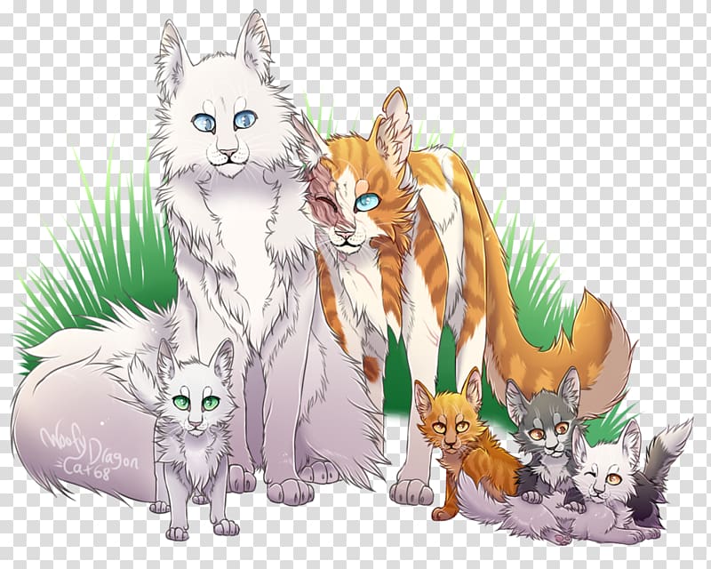 A Dangerous Path Warriors Cloudtail Brightheart Erin Hunter, crooked transparent background PNG clipart