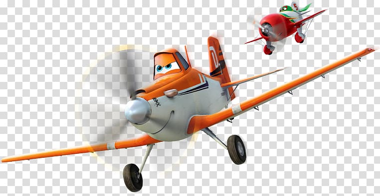 Airplane Dusty Crophopper Mickey Mouse The Walt Disney Company Cars, airplane transparent background PNG clipart
