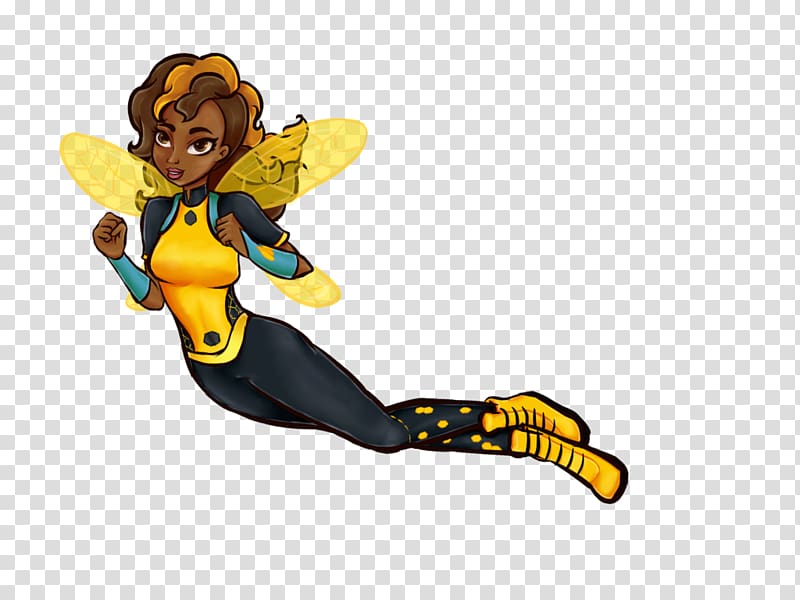 Bumblebee Superhero DC Comics Drawing Character, comics girl transparent background PNG clipart