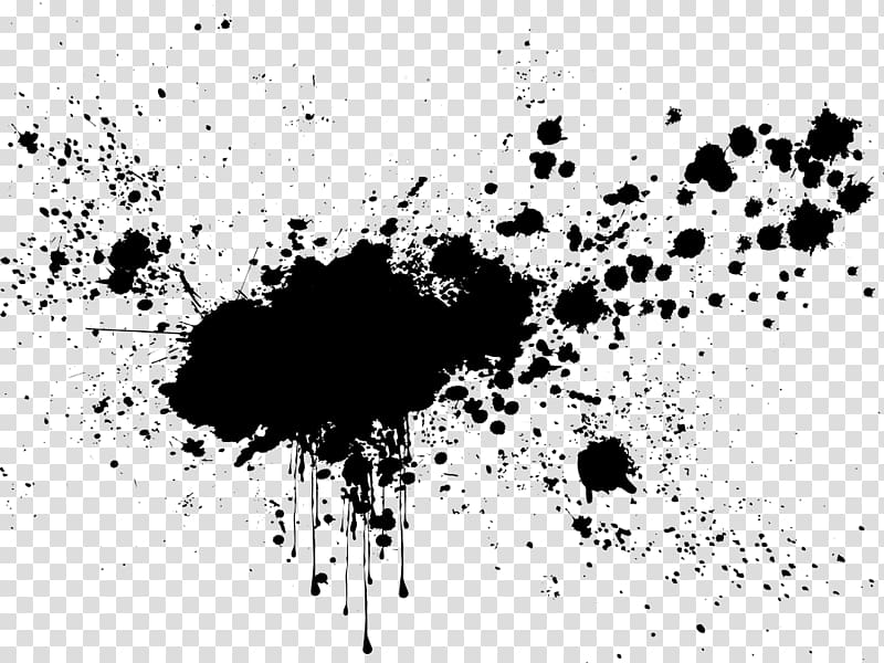 black ink , Paint , Paint Texture transparent background PNG clipart