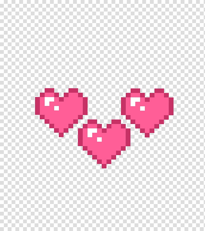 Mug Pixel art Heart Coffee cup Minecraft, mug transparent background PNG clipart