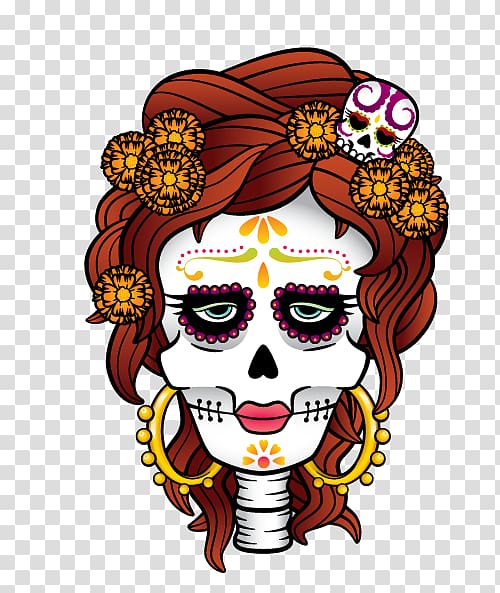 La Calavera Catrina Day of the Dead Death, others transparent background PNG clipart