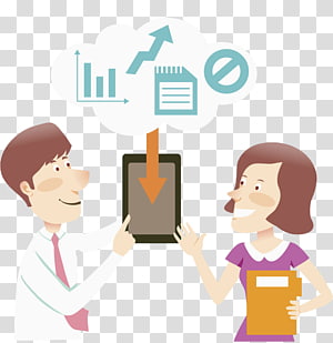 Illustration, Data woman transparent background PNG clipart thumbnail